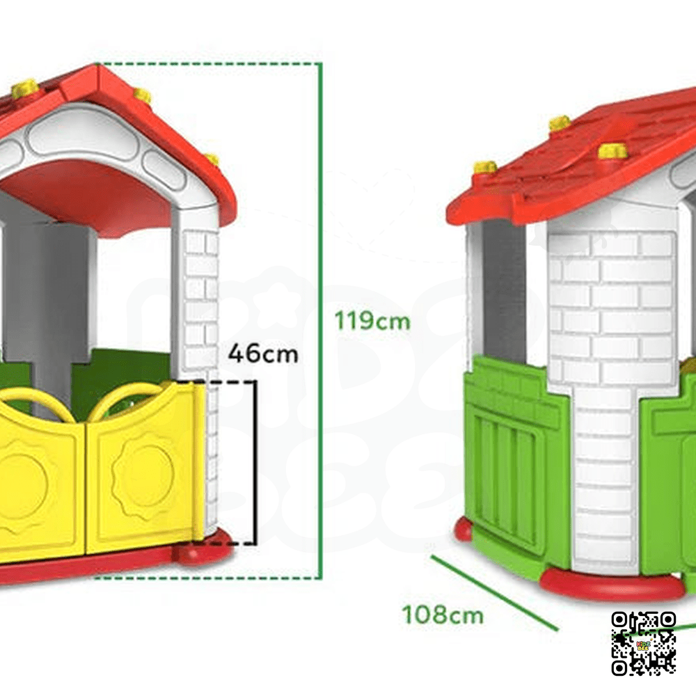 Modular Playhouse – Slide, Fence & Activity Table CHD‑800 - Kidz bee – Buy Online in Pakistan | Best Price