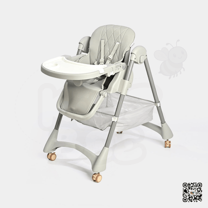 Multifunctional Baby High Chair Grey - Kidz bee – Buy Online in Pakistan | Best Price