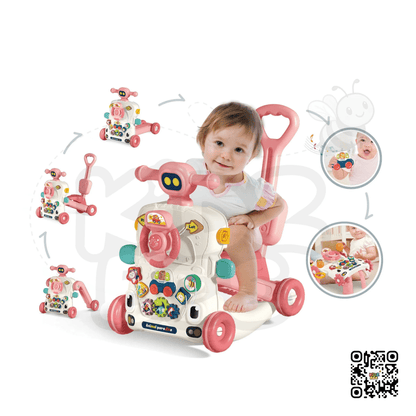 Musical Activity Baby Walker Multifunctional Baby Push Walker 6 IN 1 Toys - Kidz bee – Buy Online in Pakistan | Best Price