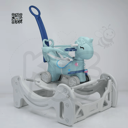 New Rocking Riding Horse Children’s Plastic Rocking Horse - Kidz bee – Buy Online in Pakistan | Best Price