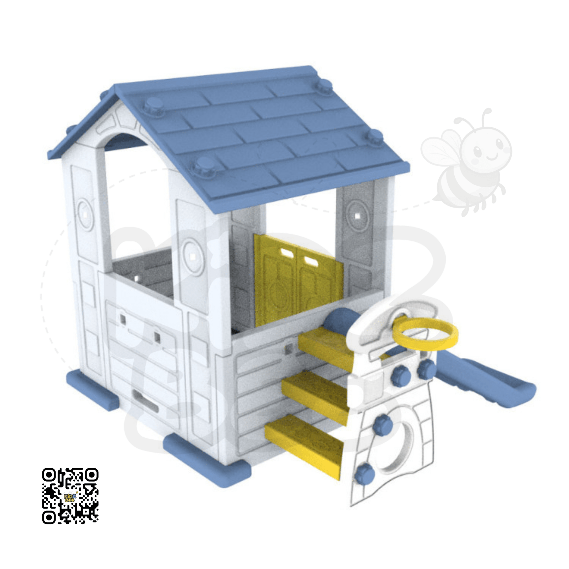 Playhouse & Slide Combo – Adventure Play Gym for Toddlers - Kidz bee – Buy Online in Pakistan | Best Price