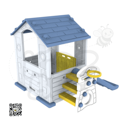 Playhouse & Slide Combo – Adventure Play Gym for Toddlers - Kidz bee – Buy Online in Pakistan | Best Price