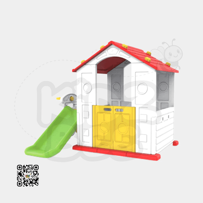 Playhouse Slide & Hoop Combo – Indoor/Outdoor Kids Gym - Kidz bee – Buy Online in Pakistan | Best Price