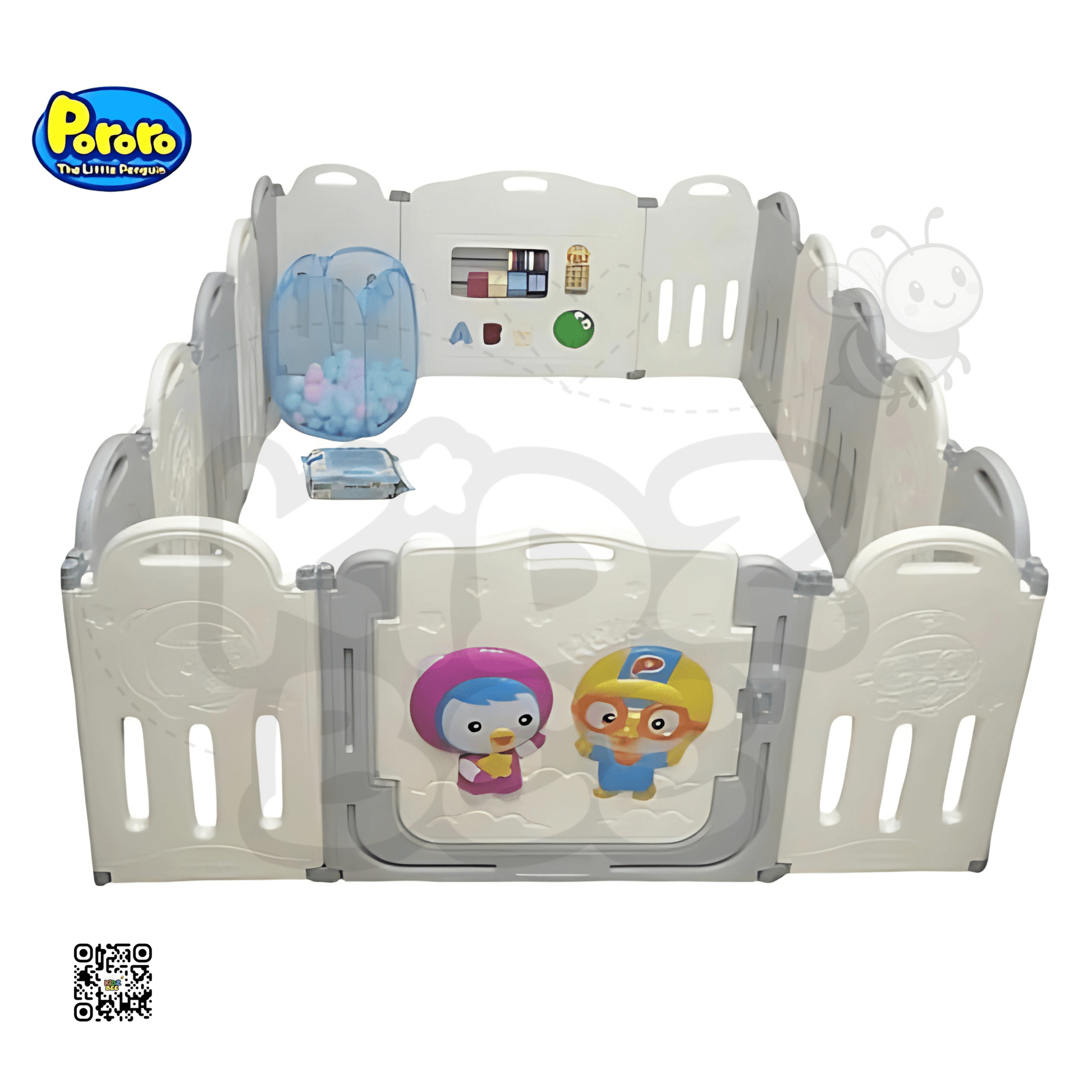 Pororo Foldable Baby Fence – Storage - Friendly Play Area - Kidz bee – Buy Online in Pakistan | Best Price