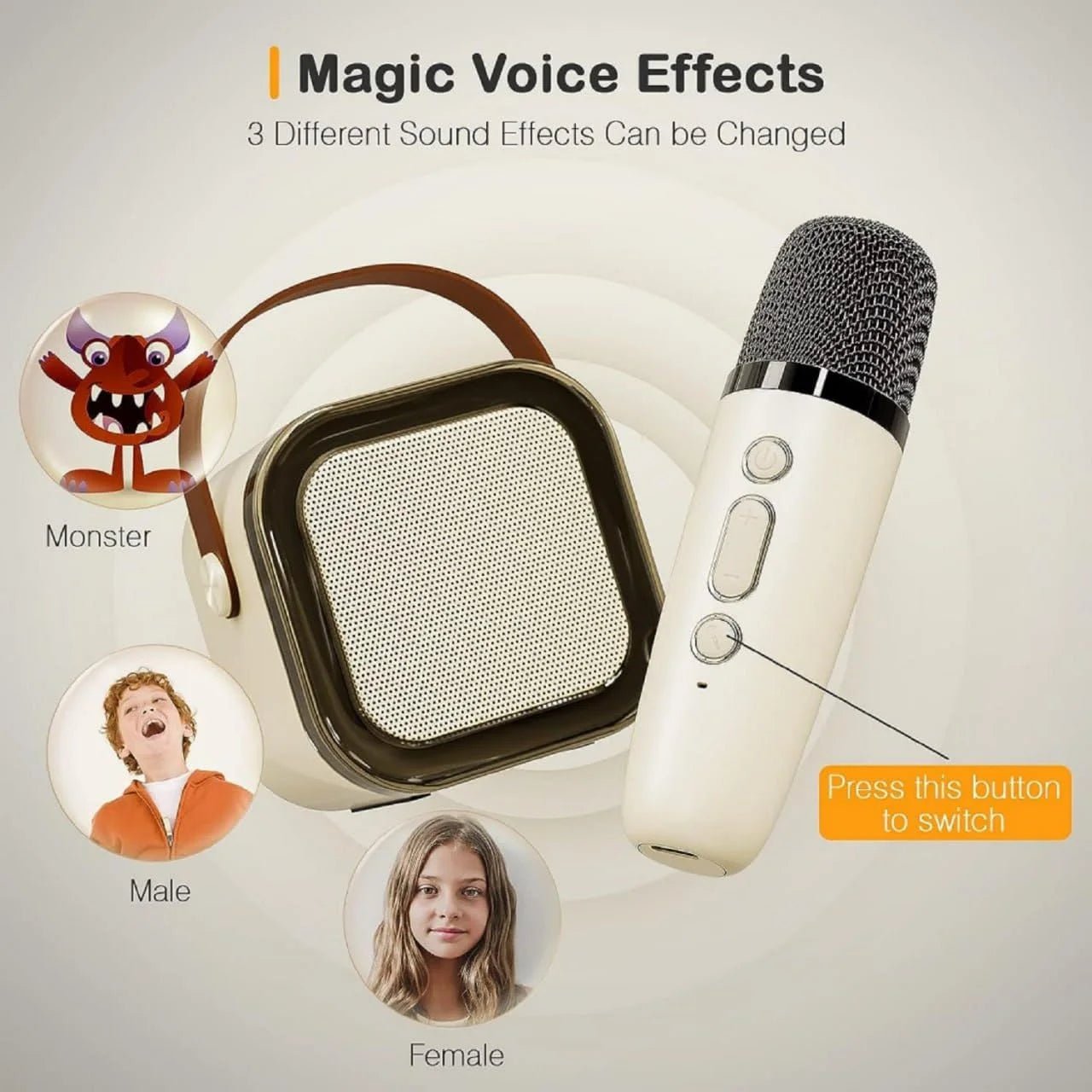 Portable Bluetooth Speaker with Wireless Microphone - Kidz bee – Buy Online in Pakistan | Best Price