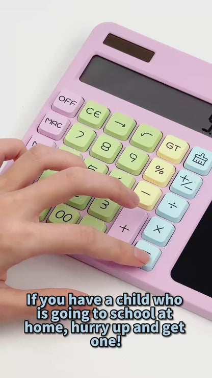 2-in-1 Calculator & Writing Tablet For Kids | Educational Toys