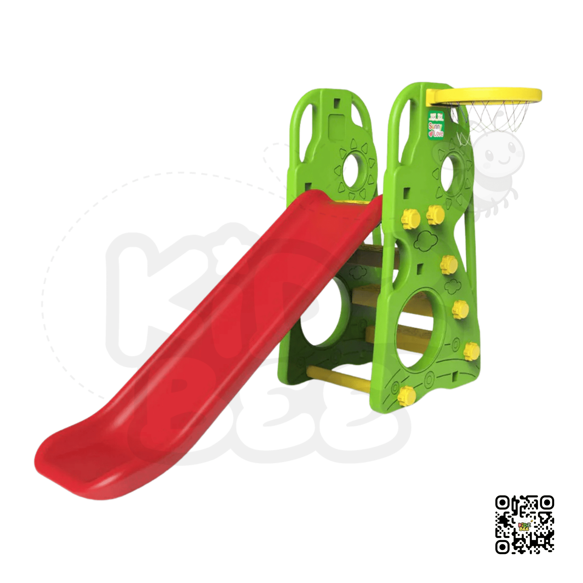 Sunny Jumbo Kids Slide – Three‑Step Height & Basketball Play CH - 100 - Kidz bee – Buy Online in Pakistan | Best Price