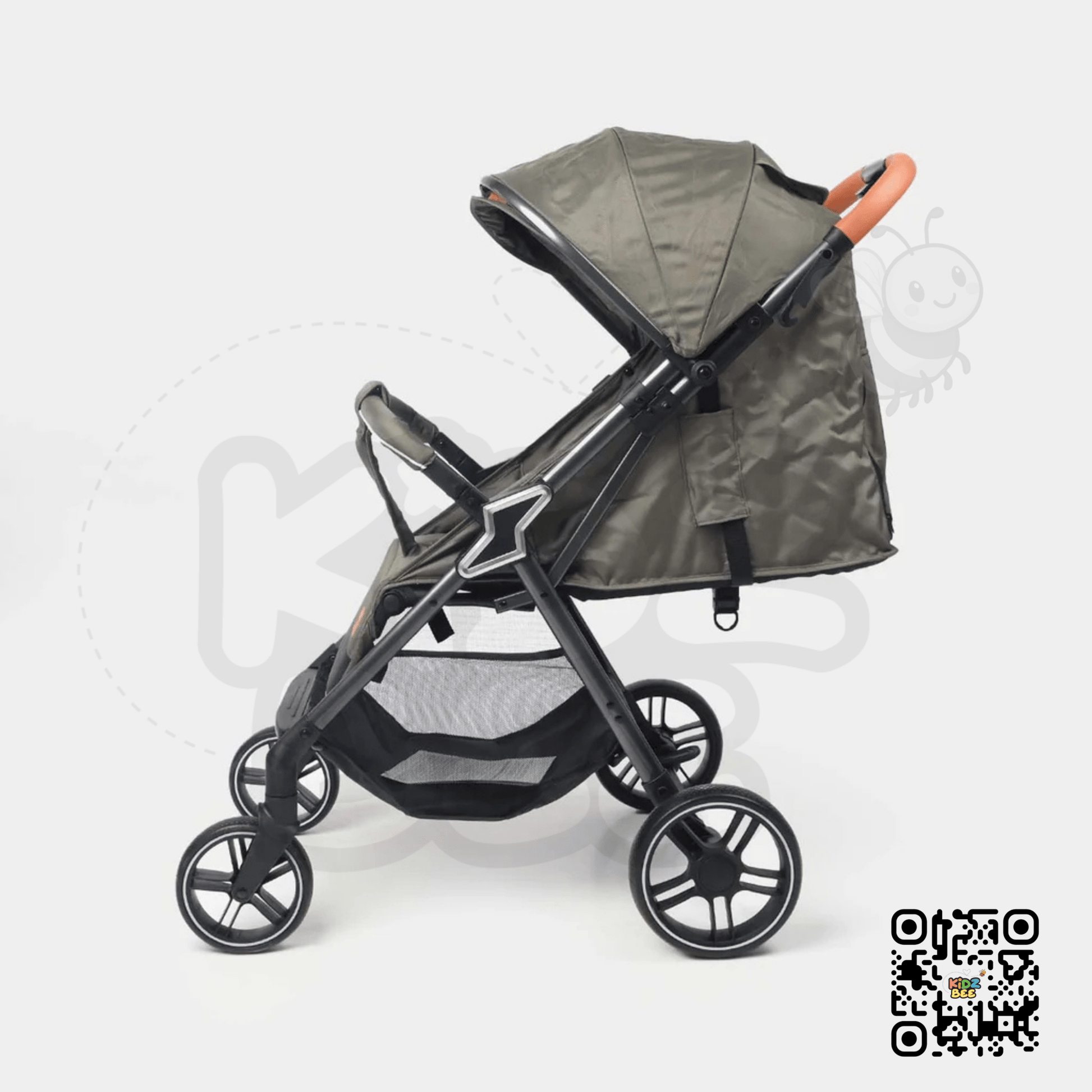 Ultra‑Lightweight Z92 Compact Baby Stroller – One‑Hand Fold, UPF Canopy, Green - Kidz bee – Buy Online in Pakistan | Best Price
