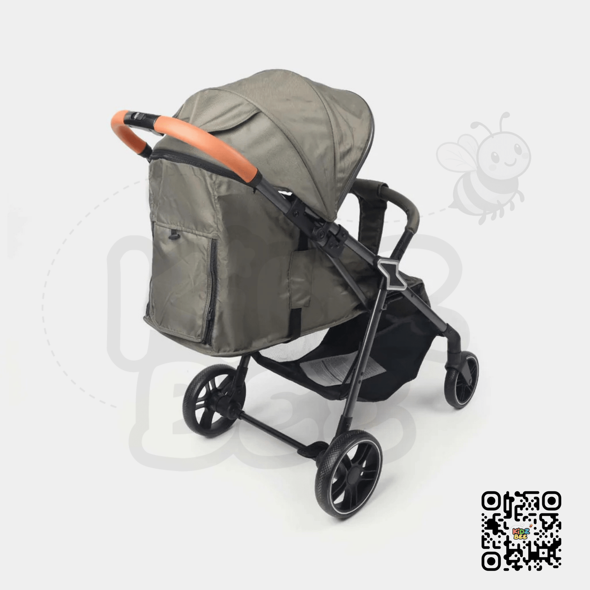 Ultra‑Lightweight Z92 Compact Baby Stroller – One‑Hand Fold, UPF Canopy, Green - Kidz bee – Buy Online in Pakistan | Best Price