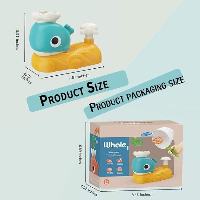 Whale Frisbee Ejection Flying Saucer Toy - Kidz bee – Buy Online in Pakistan | Best Price