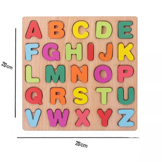 Wooden Alphabet ABC Uppercase Letters - Kidz bee – Buy Online in Pakistan | Best Price